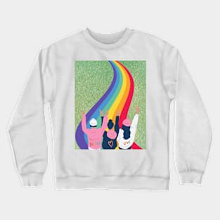 Bisexual Love is Love! Crewneck Sweatshirt